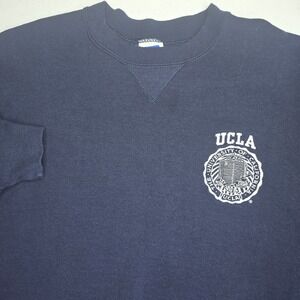 UCLA RUSSELL ATHLETIC XL Navy Blue Crewneck Sweatshirt Athleisure -2190